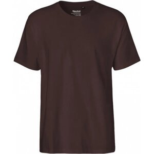 Rovné pánské triko Neutral z česané organické bavlny 185 g/m Barva: Hnědá, Velikost: S NE60001