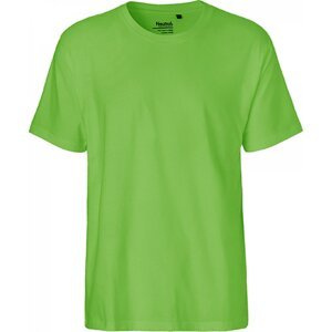 Rovné pánské triko Neutral z česané organické bavlny 185 g/m Barva: Limetková zelená, Velikost: 3XL NE60001