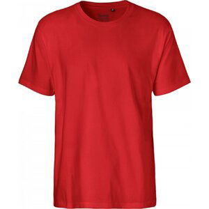 Rovné pánské triko Neutral z česané organické bavlny 185 g/m Barva: Červená, Velikost: S NE60001