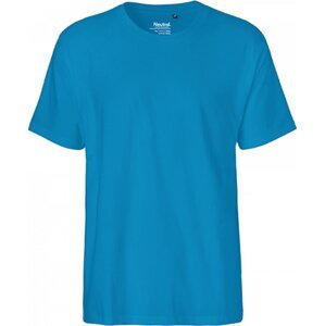 Rovné pánské triko Neutral z česané organické bavlny 185 g/m Barva: modrá safírová, Velikost: 3XL NE60001