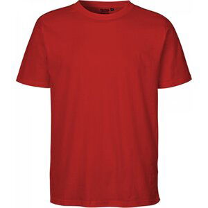 Unisex tričko Neutral s krátkým rukávem z organické bavlny 155 g/m Barva: Červená, Velikost: L NE60002