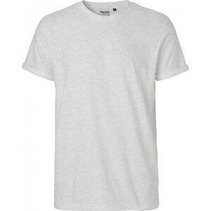 Neutral Moderní pánské organické tričko s ohnutými konci rukávů Barva: šedá popelavá, Velikost: L NE60012