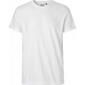Neutral Moderní pánské organické tričko s ohnutými konci rukávů Barva: Bílá, Velikost: 3XL NE60012