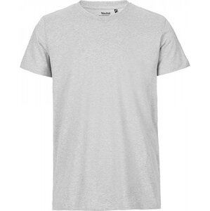Neutral Pánské organické tričko v úzkém slim-fit střihu Barva: šedá popelavá, Velikost: M NE61001