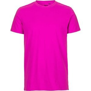 Neutral Pánské organické tričko v úzkém slim-fit střihu Barva: Růžová, Velikost: 3XL NE61001