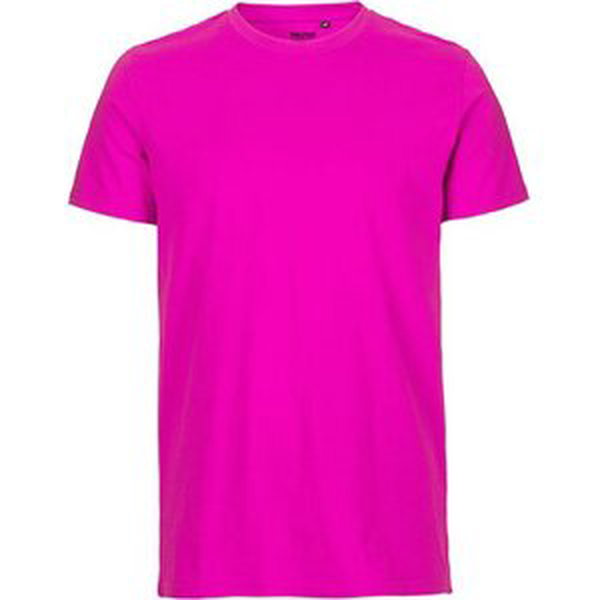 Neutral Pánské organické tričko v úzkém slim-fit střihu Barva: Růžová, Velikost: S NE61001