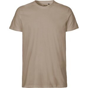 Neutral Pánské organické tričko v úzkém slim-fit střihu Barva: Písková, Velikost: XL NE61001