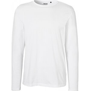 Neutral Moderní pánské organické triko s dlouhými rukávy Barva: Bílá, Velikost: XS NE61050