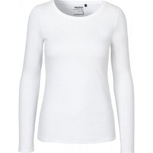 Fairtrade bavlněné tričko Neutral s dlouhým rukávem Barva: Bílá, Velikost: XS NE81050