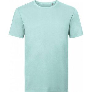 Russell Pure Organic Pánské tričko Russell na tělo z organické česané bavlny 160 g/m Barva: modrá blankytná, Velikost: L