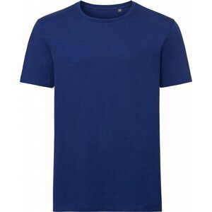 Russell Pure Organic Pánské tričko Russell na tělo z organické česané bavlny 160 g/m Barva: Modrá výrazná, Velikost: 3XL