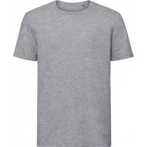 Russell Pure Organic Pánské tričko Russell na tělo z organické česané bavlny 160 g/m Barva: šedý melír, Velikost: S