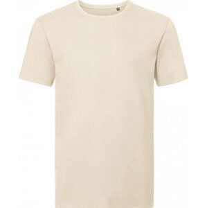 Russell Pure Organic Pánské tričko Russell na tělo z organické česané bavlny 160 g/m Barva: Přírodní, Velikost: XS