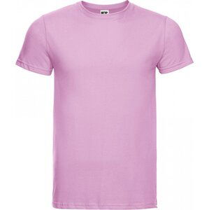 Přiléhavé bavlněné slim-fit tričko Russell Barva: Růžová, Velikost: XL Z155M