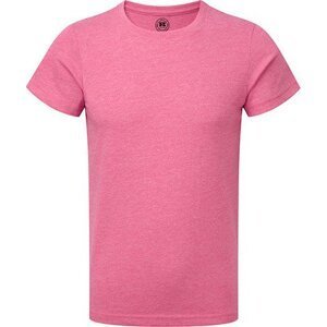 Klučičí HD tričko s krátkým rukávem Russell Barva: růžová melír, Velikost: 116 (M) Z165K