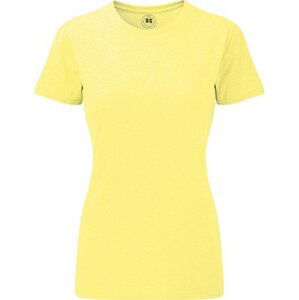 Russell Žíhané dámské tričko z polybavlny 35% bavlna 65% polyester Barva: žlutá melír, Velikost: S Z165F