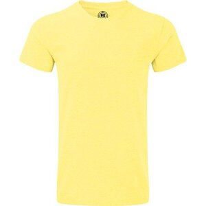 Russell Melírové pánské HD tričko z polybavlny nejen na sublimaci Barva: žlutá melír, Velikost: S Z165M