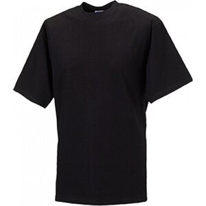 Měkčené 100% bavlněné tričko Russell 180 g/m Barva: Černá, Velikost: XS Z180