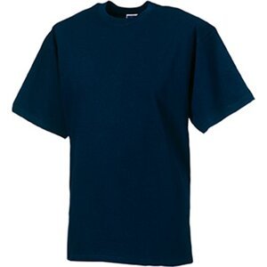 Tričko Russell z česané bavlny s vysokou gramáží 215 g/m Barva: modrá námořní, Velikost: M Z215