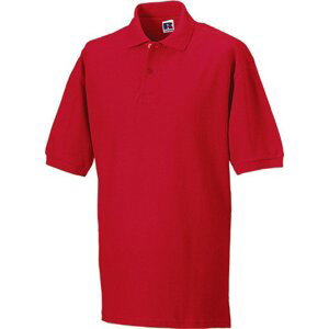 Klasická pánská polokošile Russell 100% bavlna, 200 g/m Barva: červená klasická, Velikost: XXL Z569