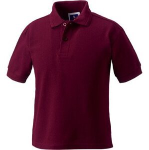 Dětské polo tričko Russell Barva: Červená vínová, Velikost: 116 (M) Z599K