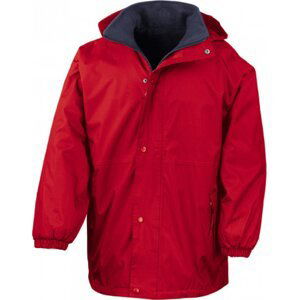 Oboustranná vodotěsná (4000 mm) bunda Result do špatného počasí Barva: červená - modrá námořní, Velikost: XL RT160A