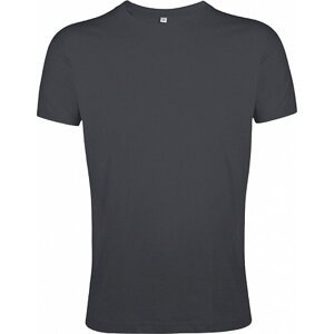 Sol's Přiléhavé pánské tričko Regent Fit 100% bavlna Barva: šedá tmavá, Velikost: M L149
