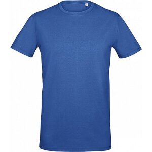 Sol's Pánské vypasované slim-fit tričko Millenium 5% elastan 190 g/m Barva: modrá královská, Velikost: S L02945