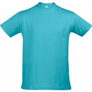 Sol's Pánské bavlněné tričko Imperial vysoká gramáž Barva: modrá atolová, Velikost: M L190