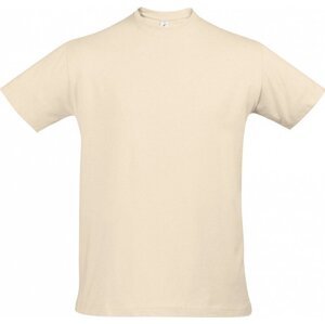 Sol's Pánské bavlněné tričko Imperial vysoká gramáž Barva: béžová krémová, Velikost: M L190