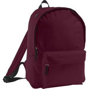 Sol's Bags Minimalistický městský batoh Rider s přední kapsou 15 l Barva: Červená vínová, Velikost: 14 x 28 x 40 cm LB70100