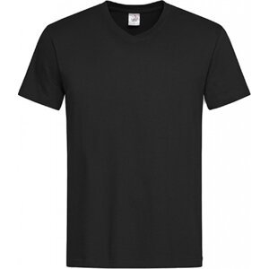 Stedman® Pohodlné pánské triko s výstřihem do véčka Barva: Černá, Velikost: 3XL S270