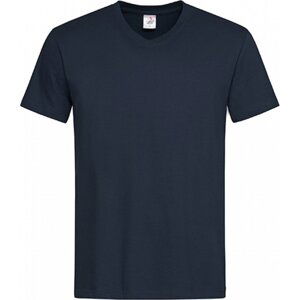 Stedman® Pohodlné pánské triko s výstřihem do véčka Barva: modrá půlnoční tmavá, Velikost: S S270