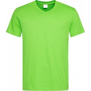 Stedman® Pohodlné pánské triko s výstřihem do véčka Barva: zelená kiwi, Velikost: L S270