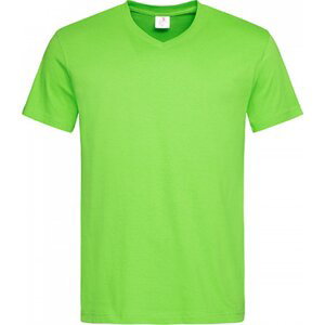Stedman® Pohodlné pánské triko s výstřihem do véčka Barva: zelená kiwi, Velikost: M S270