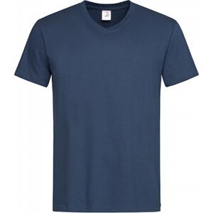 Stedman® Pohodlné pánské triko s výstřihem do véčka Barva: modrá námořní, Velikost: L S270