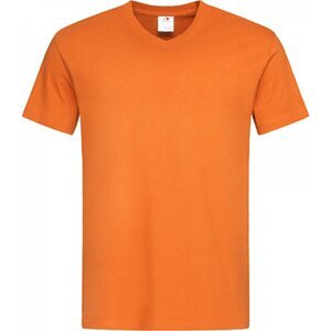 Stedman® Pohodlné pánské triko s výstřihem do véčka Barva: Oranžová, Velikost: L S270
