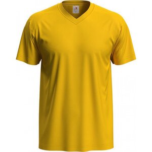 Stedman® Pohodlné pánské triko s výstřihem do véčka Barva: Sunflower Yellow, Velikost: XXL S270