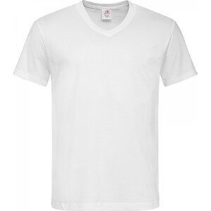Stedman® Pohodlné pánské triko s výstřihem do véčka Barva: Bílá, Velikost: S S270