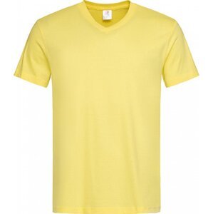 Stedman® Pohodlné pánské triko s výstřihem do véčka Barva: Žlutá, Velikost: L S270
