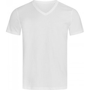 Stedman® Bavlněné tričko Ben s výstřihem do véčka Barva: Bílá, Velikost: L S9010