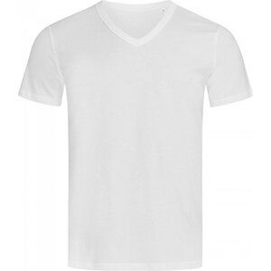 Stedman® Bavlněné tričko Ben s výstřihem do véčka Barva: Bílá, Velikost: S S9010