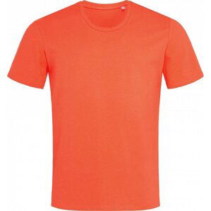 Stedman® Lehce strečové tričko s kulatým výstřihem Clive rovný střih 170 g/m Barva: oranžová lososová, Velikost: L