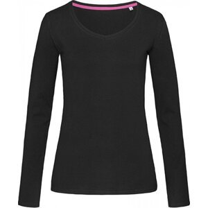 Stedman® Přiléhavé slim-fit tričko Claire s dlouhým rukávem Barva: Černá, Velikost: M S9720