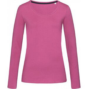Stedman® Přiléhavé slim-fit tričko Claire s dlouhým rukávem Barva: Růžová, Velikost: M S9720