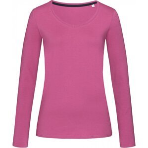 Stedman® Přiléhavé slim-fit tričko Claire s dlouhým rukávem Barva: Růžová, Velikost: XL S9720