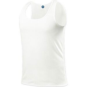 Starworld Pánské funkční tílko na běhání Running Vest Barva: Bílá, Velikost: L SW301