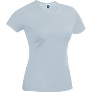 Starworld Základní dámské fitness tričko s UV ochranou 100 % polyester Barva: modrá nebeská, Velikost: L SW404