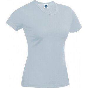 Starworld Základní dámské fitness tričko s UV ochranou 100 % polyester Barva: modrá nebeská, Velikost: M SW404