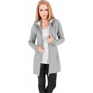 Dámská parka Urban Classics dole rozšířená Barva: Šedá, Velikost: 4XL